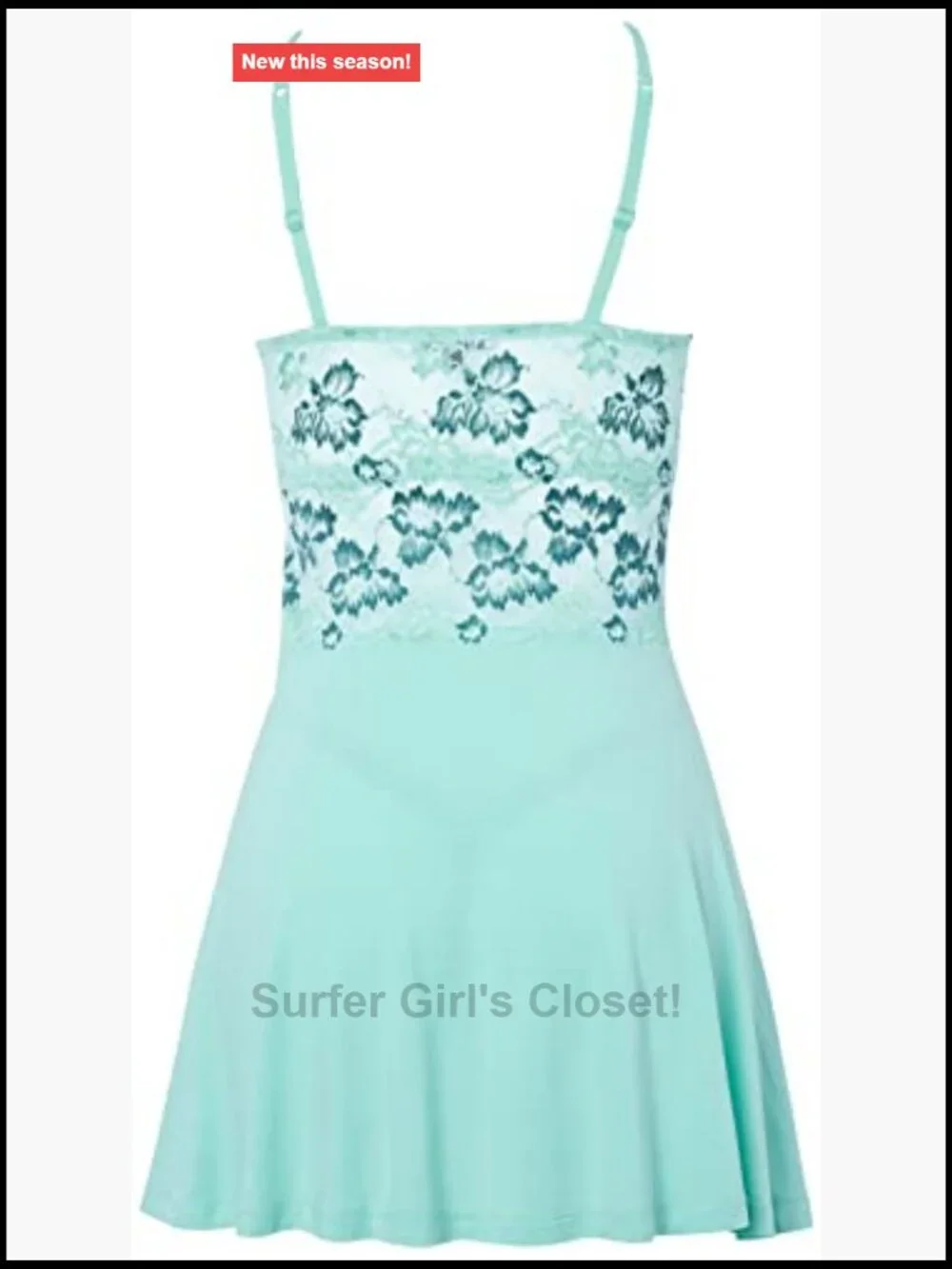 Lace Chemise & G-String Set
